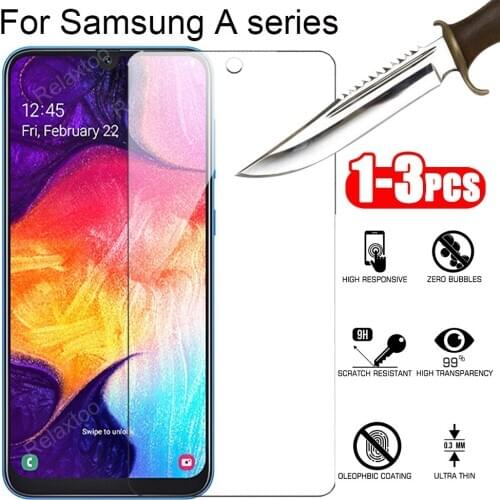 1-3 PCS Screen Protector For Samsung galaxy A50 Protective Glass For Samsung A10 A20 A30 A40 A70 Tempered Glass on for A 50 film