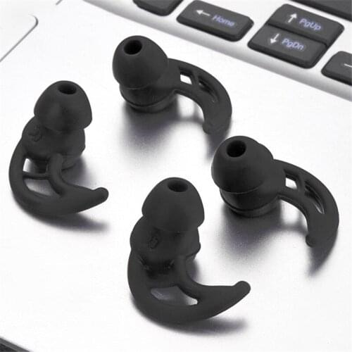 2Pairs Silicone Ear Tips Hooks for Sony WF-1000XM3 Wireless Earphone Replacement Kits Soft Ear Gels Earbuds Tips Cover Earfins