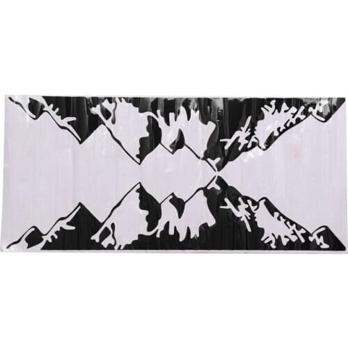 2x Car Mountain Range Side Skirt Modified Personal Decoration Body Paste