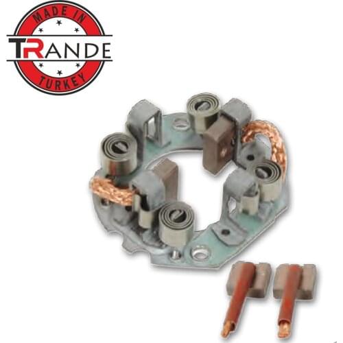 Starter Brush Holder with Carbon Brushes JASX 74-75 H 7x19x16 24 Volt Made In Turkey 2240-4310