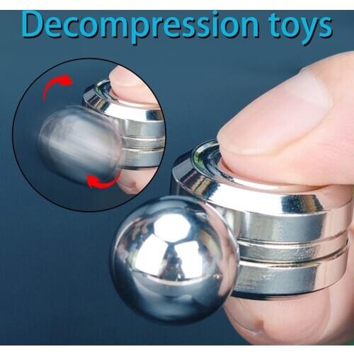Fingertip Gyro Fidget Spinner Satellite Magnet Gyro Decompression Finger Toy Metal Stress Relief Toys Kids Sensory Toy Gifts 5