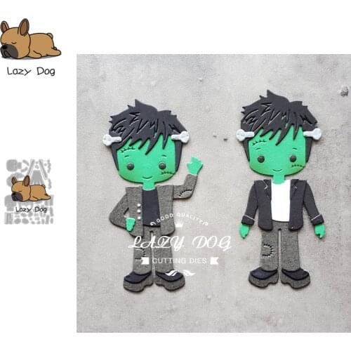 Halloween Men Women Metal Cutting Dies Scrapbooking Stencil DIY Mold Knife Craft Embossing Die Cuts Card Making New Die For 2020