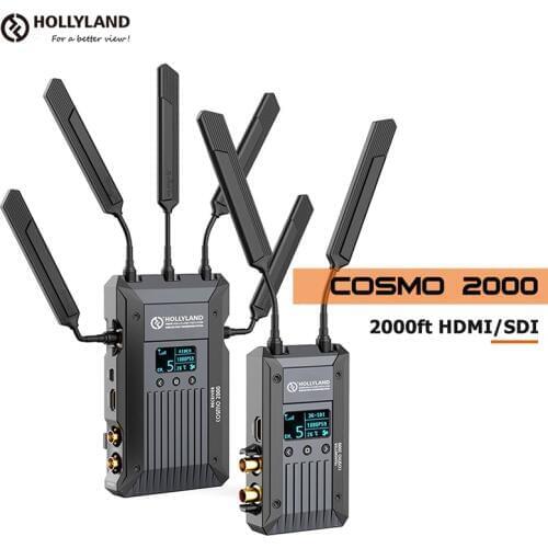Hollyland COSMO 2000 2000ft Wireless HDMI/SDI Transmission System Camera 1080P Wireless HD Image Video Transmitter Receiver