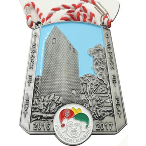 Custom Medal New Design Rectangular Die Casting 3D Metal Medal