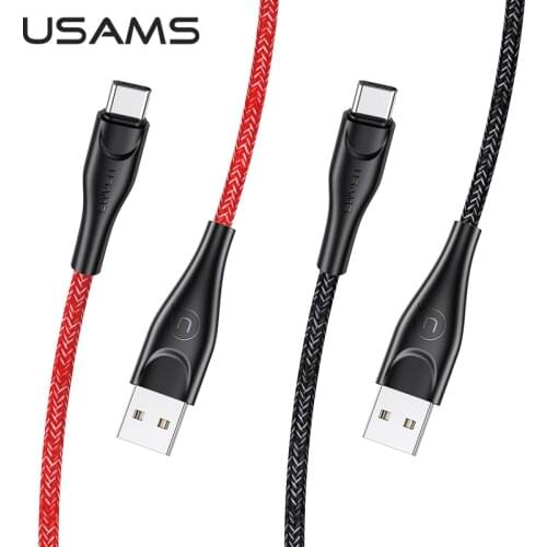 USAMS Usb C Lightning Cable 3m Micro USB Type C Charging Cable for Huawei P40 Pro Mate 30 P30 iPhone Samsung Xiaomi Data Cable