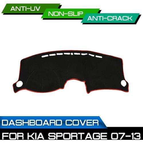 Car Dashboard Mat for KIA Sportage 2007 2008 2009 2010 2011 2012 2013 Anti-dirty Non-slip Dash Cover Mat UV Protection Shade