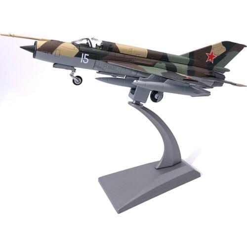 Aircraft Plane model former Soviet Air Force fighter MiG-21 airplane Alloy model diecast 1:72 metal Planes