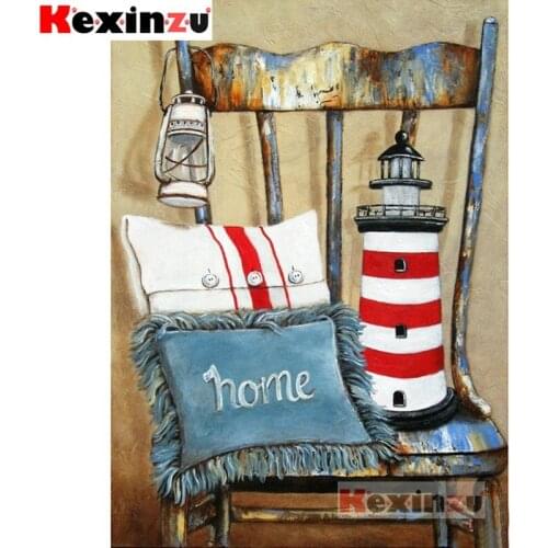 New 5D DIY Full Square/Round Drill Diamond Painting "home chair" 3d Diamond Embroidery Cross Stitch Decor Gift K8488