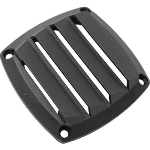 New Boat Marine Louvered Vents Black Plastic 3 Inch Air Vent Grill 4pcs Set