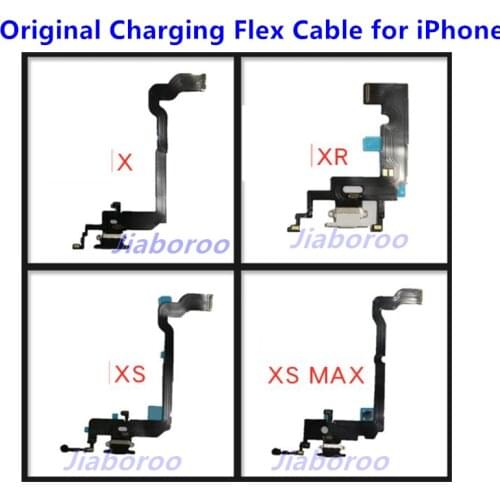 Original Charging Flex Cable for iPhone 8 8P X XS XR XSMAX USB Dock Connector Charger Ports