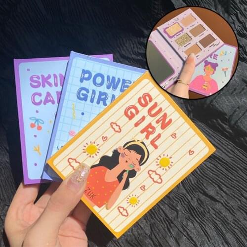 6 Colors Eyeshadow Palette Highlight Shimmering Naturally Long Lasting No Smudging Eye Shadow Makeup Maquillaje