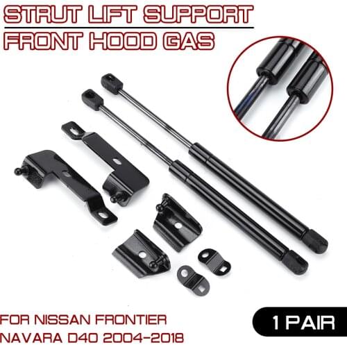 Car Front Engine Cover Hood Shock Lift Strut Support Props Rod Arm Gas Spring For Nissan Frontier Navara D40 2004-2018 Strut Bar