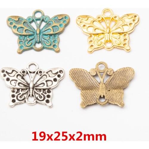 20pcs zinc alloy Animal butterfly Charms for Jewelry Making 5816