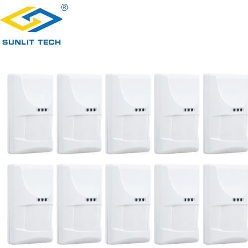 10pcs/Lot Wired Pet PIR Sensor Indoor Infrared Motion Detector Pet Immune sensor alarma for Home Burglar Security Alarm System