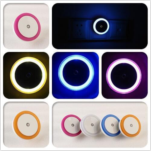 Mini LED Night Light Control Auto Sensor Baby Bedroom AC 220V Night Lamp Square LED Night Light For Bedroom baby Room