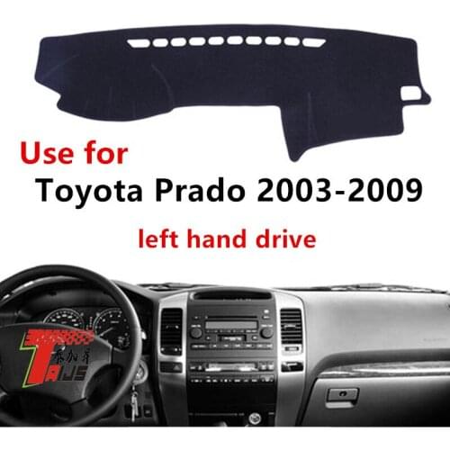 TAIJS Factory Sport Fashion Polyester Fibre Car Dashboard Cover For TOYOTA Prado 2003-2009 Left hand drive