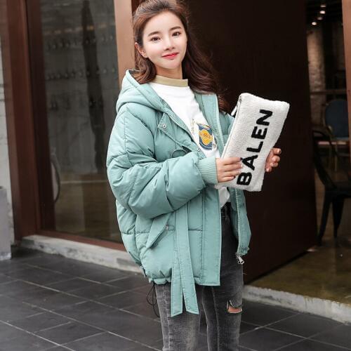 2019 New Pattern Down Cotton Short Fund Student Easy Bread Serve Original Old Thickening Cotton-padded Clothes Woman Loose Coat