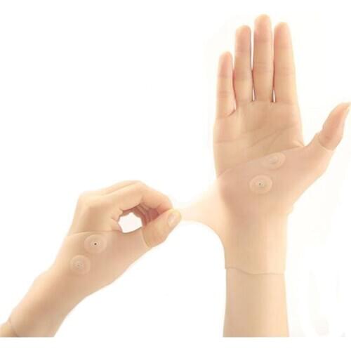 1pc Hot Sale Wrist Support Gloves Practical Silicone Gel Pressure Corrector Massage Pain Relief Gloves