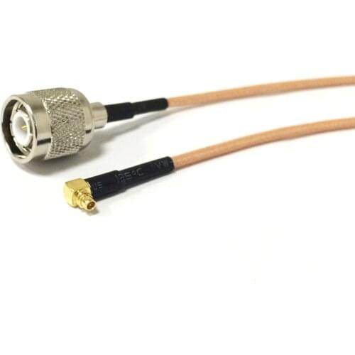 1PC Wifi Antenna Extension Cable TNC Male Female Switch MMCX Male Right Angle Pigtail Adapter RG316 15cm for NEW Wholesale