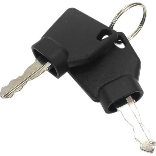 2 Pcs Ignition Start Key Switch Starter key 3CX Excavator Most Machine Digger Replacement Parts