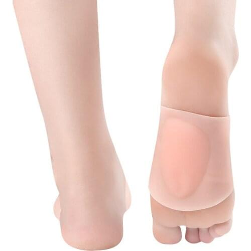2pcs Arch Support Insole Insert Gel Set Soft Silica Gel Sleeves For Plantar Fasciitis Support & Flat Foot Support Flatfoot Care