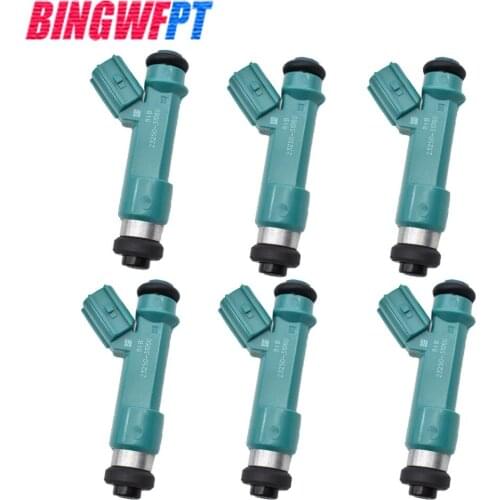 6PCS NEW 23250-31060 23209-39075 Original Fuel Injector Nozzle For Toyota 4Runner FJ Cruiser Tacoma Tundra