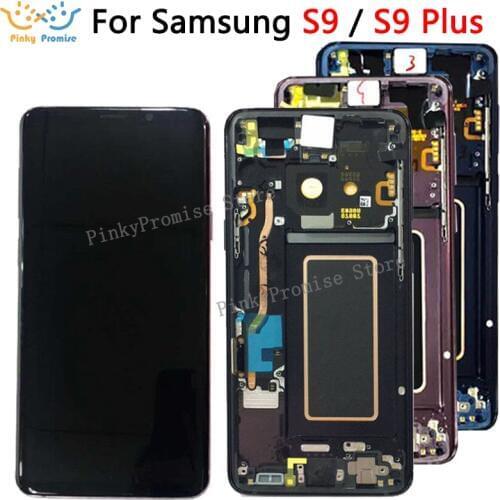 Original For Samsung S9 LCD s9 plus Display Touch Screen Digitizer Assembly For Samsung GALAXY S9 G960f S9 Plus G965 lcd