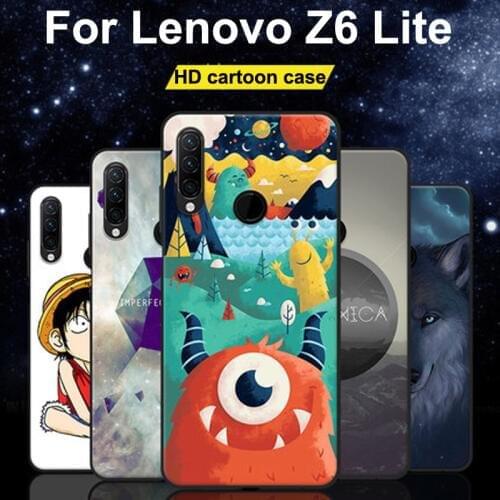 For Lenovo Z6 Lite Case Z6Lite L38111 Cover Cute Cartoon Soft TPU Silicone Cases For Lenovo Z6 Lite Phone Back Case Z 6 Lite bag