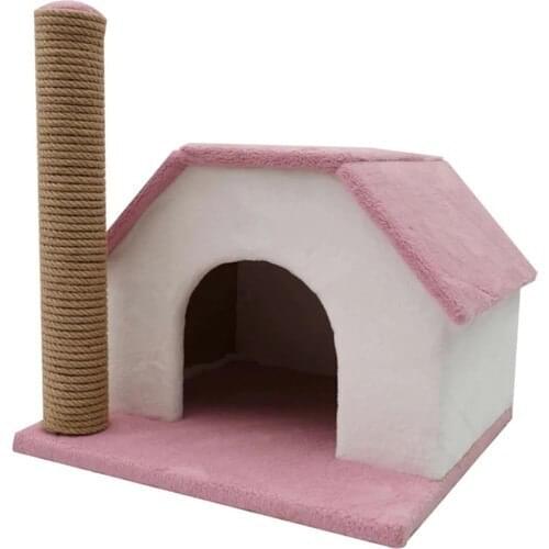 Tiger Pets Cat Bursa Cat House Plush Padded Bed Scratching Game House