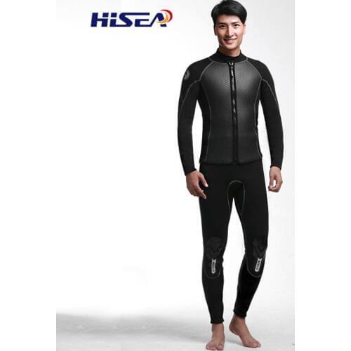 Hisea 2.5mm Neoprene Diving Jacket 2mm Pants Trousers Wetsuit Wind Surfing Shark Skin Fishing Snorkeling Elastic Warm Pants