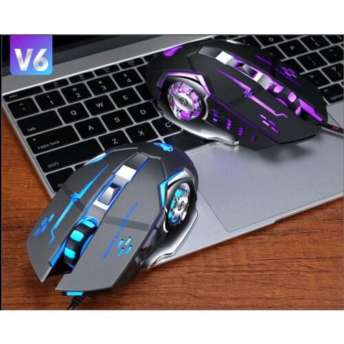 Computer Mouse English Edition Mechanical Game Wired Mouse USB Mouse For Desktop Computer
