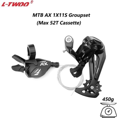 L-TWOO MTB 1*11 Speed Groupset 11s Shifter Rear Derailleur AX 11V system max 52T Cassette for xt k7 42t 46t mountain bike parts