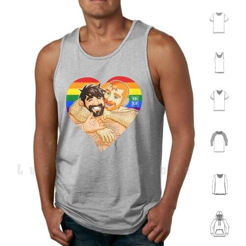 - Adam And Ben Wrestling tank tops vest sleeveless Bobobearart Bobobear Bobonisi Bear Bear Art Pride Tom Of Finland