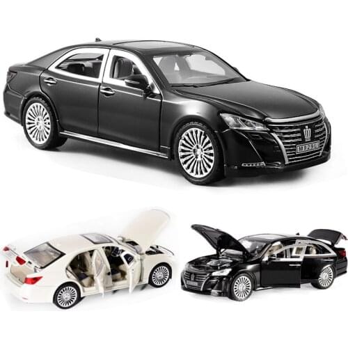 KaKBeir 1:24 TOYOTA CROWN Car Model Alloy Die Cast Classic Luxury Cars Favorites Gift Kids Toys Cars Free Shipping