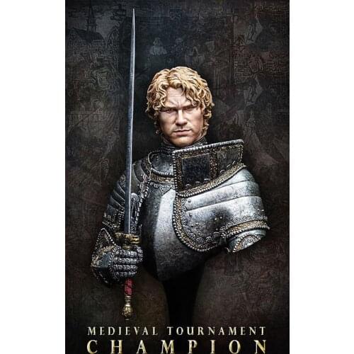 Unpainted Kit 1/10 medieval tourment warrior Bust Historical Uncolor Figure Resin Kit Free Shipping