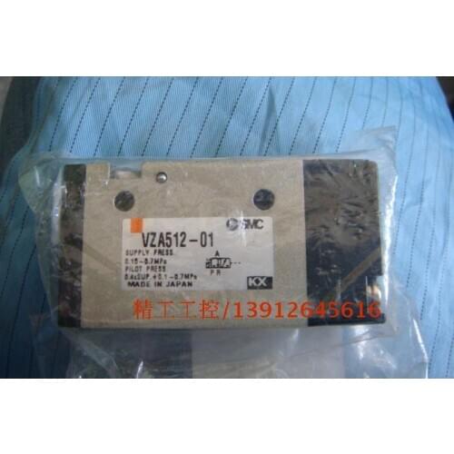 [SA] SMC brand new original authentic two bit two way solenoid valve gas control valve VZA512-01 spot physical map --2PCS/LOT