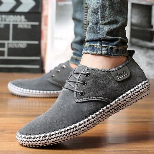 Top Quality Man Shoe Size 48 Handmade Genuine Leather Casual Shoe Lace-up Men Soft Sports Shoes Male Zapato Hombre Casual Oxford