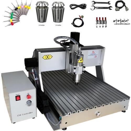 Limit Switch USB 800W 1500W CNC Metal Cutting Machine 3040 1.5KW CNC Router Engraving Machine