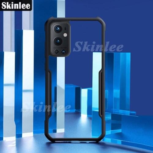 Skinlee For OnePlus 9 Pro Case Official Original Shockproof Clear With Soft Frame Airbag Cover For One Plus 9 Case