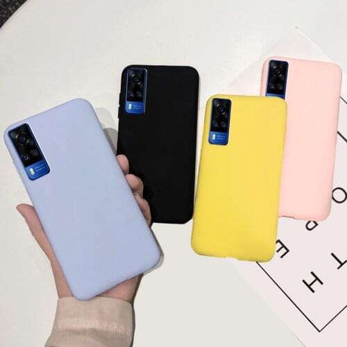 Simple No Patterned Phone Case For Vivi Y51 2020 Case Soft Back Cover For VIVO Y31 2021 Cover vivo Y51A Y51 V2030 6.58" Bumper