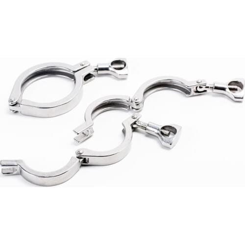 2”-4”Sanitary Stainless Steel Tri Clamp Ferrule SS304 Single Pin Clamp Tri Clover Sanitary Fitting For Homebrewing