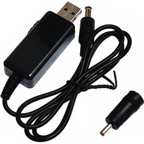 USB to DC5.5/3.5mm Router Optical Cat Booster Cable 5V Booster to 9V12V Charging Cable