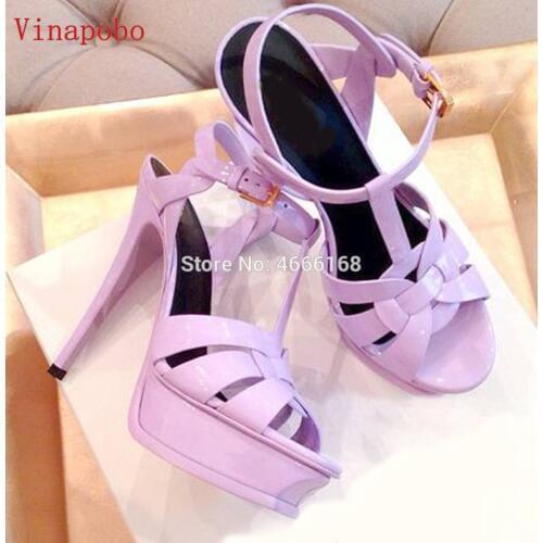Vinapobo 11colors NEW 2019 WOMEN shoes womn 14/10cm high heels platform shoes pump sexy party wedding brides sandals woman