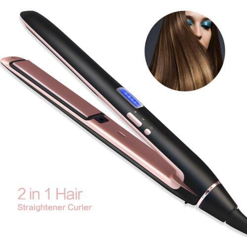 Hair Straightener Straightening Iron prancha de cabelo 2019 Curling Irons Styling Tools Curler Professional Ionic Flat Iron