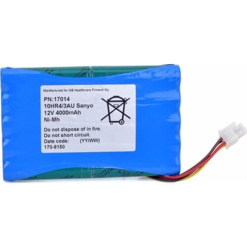High Quality For GE 10HR4/3AU 17014 Battery | Replacement For GE S/5 Datex-Ohmeda S/5 S/5CAM Patient Vital Signs Monitor Battery