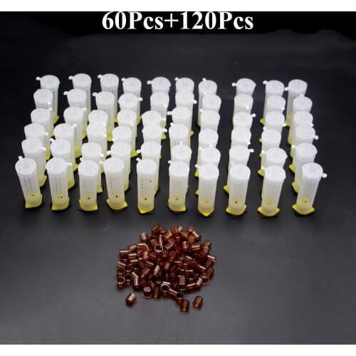 1SET Apicultura Beekeeping King Queen Cage Cell Protective Cover Rearing Kit Tools Bee House Box Equipment Supplies Beekeeper