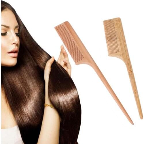 1Pcs Mini Anti-Static Natural Sandalwood Combs Hair Care Hair Comb Portable Hair Salon Wood Comb Brush Hairdressing Styling Tool