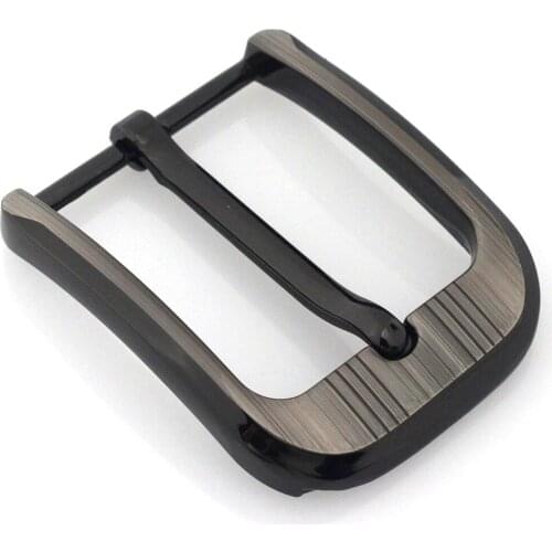 1pcs Metal 40mm Belt Buckle Middle Center Half Bar Buckle Leather Belt Bridle Halter Harness belt Accessories Fit for 37mm-39mm