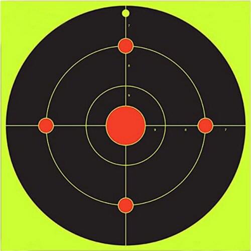 10pcs Fluorescent Target Shoot Arrow Archery Pasters