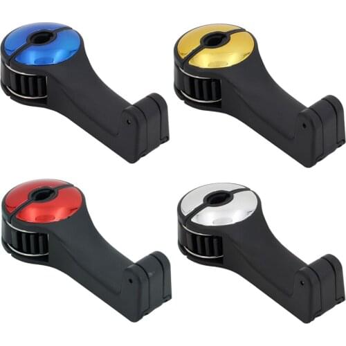 MOJOYCE 2 in 1 Car Seat Headrest Back Hook Phone Holder Back Seat Organizer Hanger Storage Holder Portable for Handbag Purse Bag